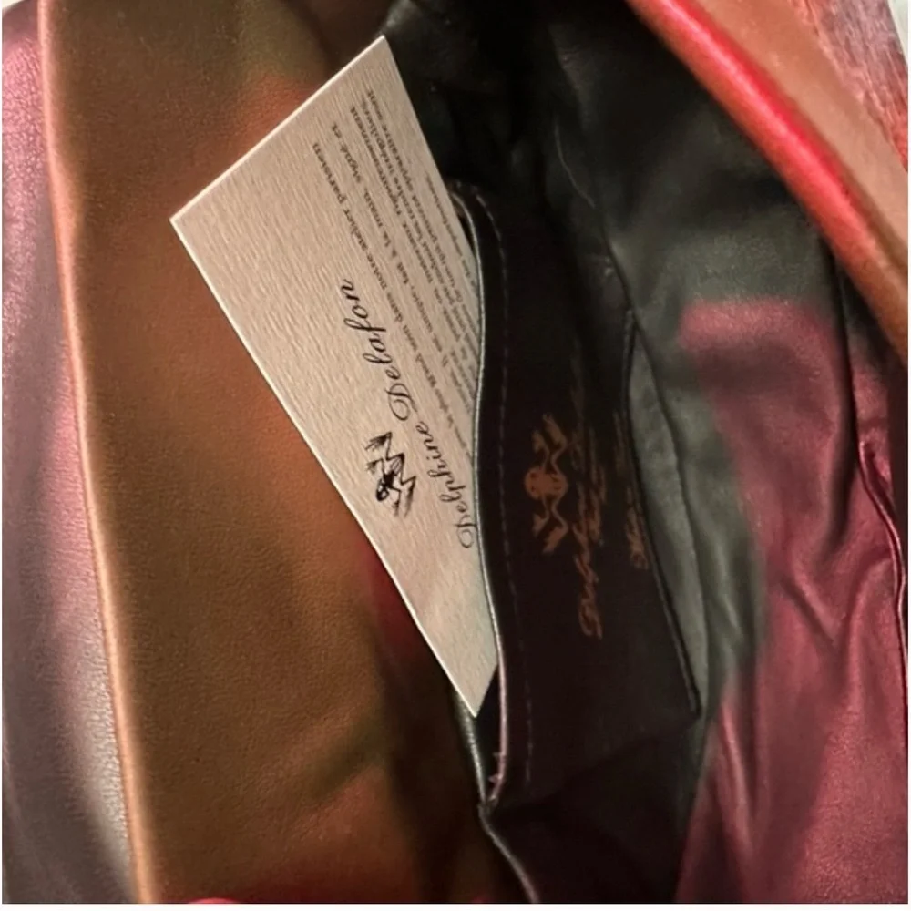 RARE Delphine Delafon Utilitarian Military crossbody Chain shoulder bag - Picture 6 of 11